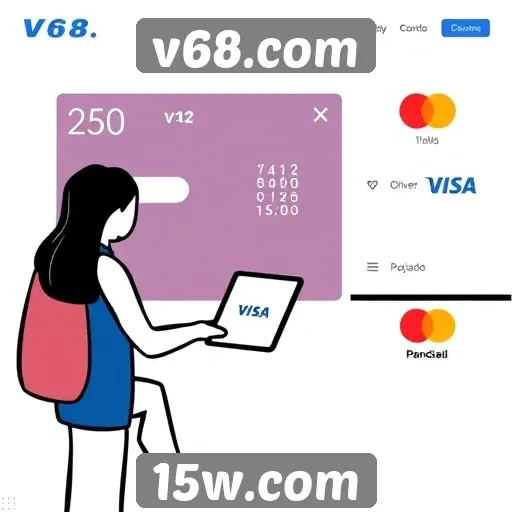 Opções de pagamento diversificadas no v68.com