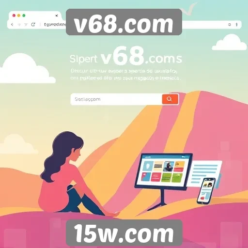 Experiência do usuário no v68.com e suas funcionalidades